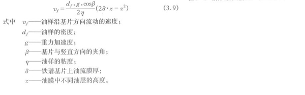 油樣與鐵譜基片表面分布計算數(shù)學(xué)表達(dá)式一